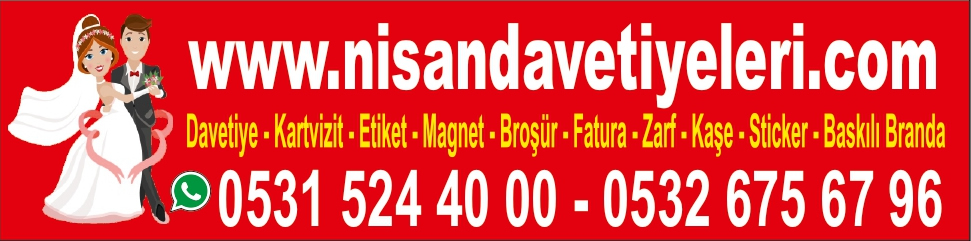 Nişan Davetiyeleri - Davetiye Baskı, Davetiye Modelleri